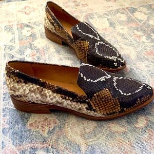 Snakeskin Loafers
